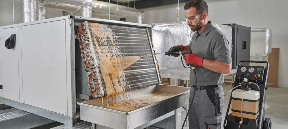 اسیدشویی و سرویس کویل